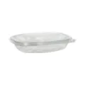 Feinkostbecher - Salatschalen To Go mit Klappdeckeln, PLA "pure" 250 ml 3,1 cm x 16,1 cm x 13,2 cm glasklar - Bild 3 thumbnail