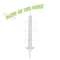 Fluoreszierende Kerzen mit Halter, 6 cm "Glow in the dark" - Bild 1 thumbnail