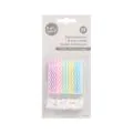Geburtstagskerzen mit Halter 6 cm farbig sortiert pastell - Bild 2 thumbnail