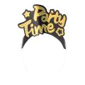Haarreifen schwarz/gold ""Party Time" "Metallic"" - Bild 1 thumbnail