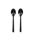 Kaffeelöffel (Mehrweg), Bio-PP, 13 cm, schwarz, extra stabil - Bild 1 thumbnail