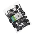 Kaffeelöffel (Mehrweg), Bio-PP, 13 cm, schwarz, extra stabil - Bild 2 thumbnail