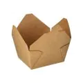 Lunchboxen, Pappe "pure" 750 ml 10,5 x 13 cm x 6,5 cm braun - Bild 3 thumbnail