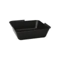 Mehrweg-Foodboxen eckig, 15,6 x 15,6 x 4,7 cm schwarz - Bild 1 thumbnail