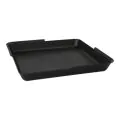 Mehrweg-Foodboxen ungeteilt, 23,4 x 23,4 x 2,9 cm schwarz - Bild 1 thumbnail