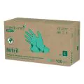 Nitril-Handschuhe, puderfrei grün Größe L, biologisch abbaubar - Bild 1 thumbnail