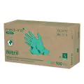 Nitril-Handschuhe, puderfrei grün Größe S, biologisch abbaubar - Bild 1 thumbnail