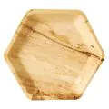 Palmblatt Teller 6-eckig "pure" Ø 23,5 cm - Bild 1 thumbnail