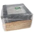 Palmblatt-Teller mit separatem Stülpdeckel und Sichtfenster aus PLA, 35,5 x 35,5 x 5,5 cm - Bild 2 thumbnail