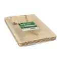 Palmblatt Teller "pure" eckig 23 x 16 cm natur - Bild 2 thumbnail