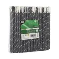 Papierstrohhalme mit Löffel "pure" Ø 8 mm · 20 cm schwarz/weiss "Stripes" - Bild 2 thumbnail