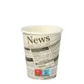 Pappbecher "To Go" 0,2 l Ø 8 cm · 9,2 cm "Newsprint" - Bild 1 thumbnail