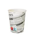 Pappbecher "To Go" 0,2 l Ø 8 cm · 9,2 cm "Newsprint" - Bild 4 thumbnail