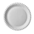 Pappteller, rund, Ø 23 cm, weiss - Bild 1 thumbnail