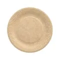 Pappteller rund "pure" Ø 19 cm braun - Bild 1 thumbnail