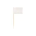 Partypicker, Flaggen weiss 8 cm - Bild 1 thumbnail