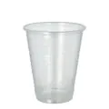 Plastikbecher (PP), 0,3 l Ø 9,5 cm · 11,1 cm transparent mit Schaumrand - Bild 1 thumbnail