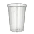 Plastikbecher (PS) 0,4 l Ø 9,5 cm · 12 cm klar mit Schaumrand - Bild 1 thumbnail