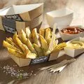 Saucentrays, Pappe "pure" 4,5 x 8 cm weiss "Good Food" - Bild 2 thumbnail