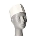 Schiffchen aus Krepp 8,5 x 27,5 cm weiss Größe 55 - 62 - Bild 1 thumbnail