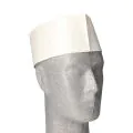 Schiffchen aus Krepp 8,5 x 27,5 cm weiss Größe 55 - 62 - Bild 3 thumbnail