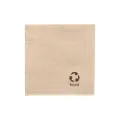 Servietten, 2-lagig, 1/4-Falz 20 x 20 cm, natur aus recyceltem Papier, "Point to point", in Spenderbox - Bild 2 thumbnail