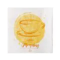 Servietten, 3-lagig 1/4-Falz 24 cm x 24 cm "Good Morning" - Bild 3 thumbnail