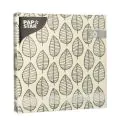 Servietten, 3-lagig 1/4-Falz 33 cm x 33 cm "Black Foliage" - Bild 2 thumbnail