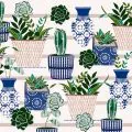 Servietten, 3-lagig 1/4-Falz 33 cm x 33 cm "Cactus Family" - Bild 1 thumbnail