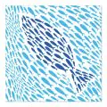 Servietten, 3-lagig 1/4-Falz 33 x 33 cm "Banc de Poissons" - Bild 1 thumbnail