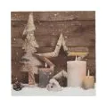 Servietten, 3-lagig 1/4-Falz 33 x 33 cm "Candles and Stars" - Bild 1 thumbnail