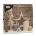 Servietten, 3-lagig 1/4-Falz 33 x 33 cm "Candles and Stars" - Bild 2 thumbnail