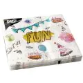 Servietten, 3-lagig 1/4-Falz 33 x 33 cm "Fun" - Bild 2 thumbnail