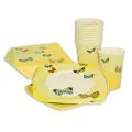 Servietten, 3-lagig 1/4-Falz 33 x 33 cm "Papillons" - Bild 2 thumbnail