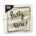 Servietten, 3-lagig 1/4-Falz 33 x 33 cm "Party Time" - Bild 2 thumbnail