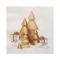 Servietten, 3-lagig 1/4-Falz 33 x 33 cm "Scene de Noel" - Bild 1 thumbnail