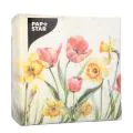 Servietten, 3-lagig 1/4-Falz 33 x 33 cm "Tulips & Daffodils" - Bild 2 thumbnail