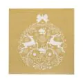 Servietten, 3-lagig 1/4-Falz 33 x 33 cm gold "Deers Couple" - Bild 1 thumbnail