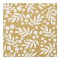 Servietten, 3-lagig 1/4-Falz 33 x 33 cm gold "Holly" - Bild 1 thumbnail