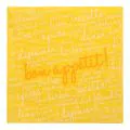 Servietten, 3-lagig 1/4-Falz 40 x 40 cm gelb "Table Pleasures" - Bild 1 thumbnail