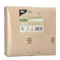 Servietten, 3-lagig 1/8-Falz 33 x 33 cm natur aus recyceltem Papier - Bild 3 thumbnail