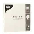 Servietten "DAILY Collection" 1/4-Falz 32 x 32 cm weiss - Bild 1 thumbnail
