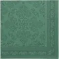 Servietten "ROYAL Collection" 1/4-Falz 40 x 40 cm dunkelgrün "Arabesque" - Bild 1 thumbnail