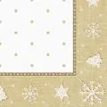 Servietten "ROYAL Collection" 1/4-Falz 40 x 40 cm gold "X-Mas" - Bild 1 thumbnail