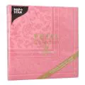 Servietten, "ROYAL Collection" 1/4-Falz 40 x 40 cm rosa "Ornaments" - Bild 3 thumbnail