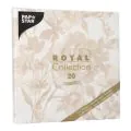 Servietten "ROYAL Collection" 1/4-Falz 40 x 40 cm sand "Rose" - Bild 3 thumbnail