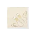 Servietten, gold "ROYAL Collection" 1/4-Falz 25 x 25 cm "Festive Moments" - Bild 1 thumbnail