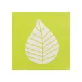 Servietten, grün 3-lagig 1/4-Falz 25 x 25 cm "Graphic Leaves" - Bild 1 thumbnail