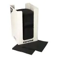 Servietten, schwarz, 2-lagig, 1/4-Falz, 20 x 20 cm, "PUNTO", in Spenderbox - Bild 1 thumbnail