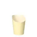Snackbecher "To Go", Pappe 0,16 l Ø 7,5 cm · 9,9 cm beige - Bild 1 thumbnail
